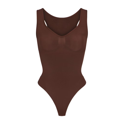 Body con Scollo Tondo e Perizoma