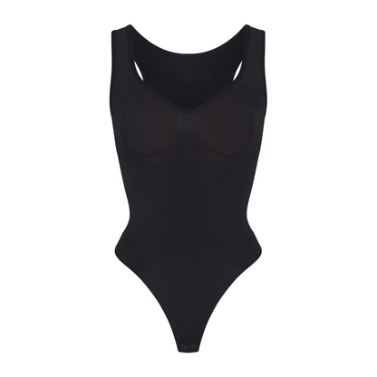 Body con Scollo Tondo e Perizoma