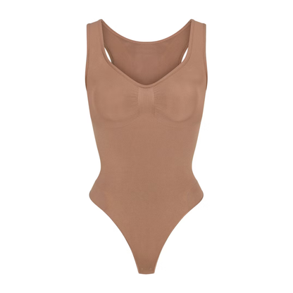 Body con Scollo Tondo e Perizoma