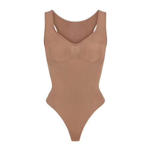 Body con Scollo Tondo e Perizoma