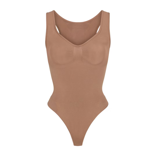 Body con Scollo Tondo e Perizoma